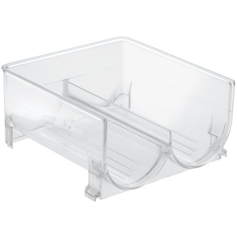 Vassoio Porta Frigorifero Ripiano/Vassoio Porta Bottiglie Per Frigo/Congelatore SMEG - Plastica Trasparente, Porta Inferiore Bollitore Smeg