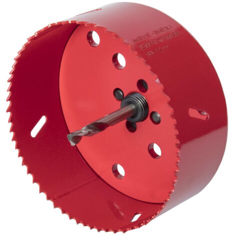 Sega a Tazza 122 mm Bimetallica Rossa 5496000 wolfcraft