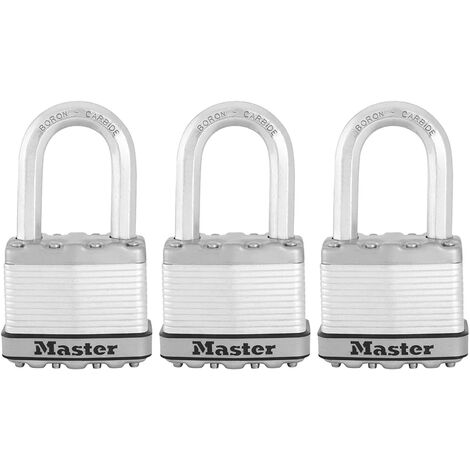 Master Lock Lucchetto ad Alta Sicurezza Ottimo per Portali, Garage