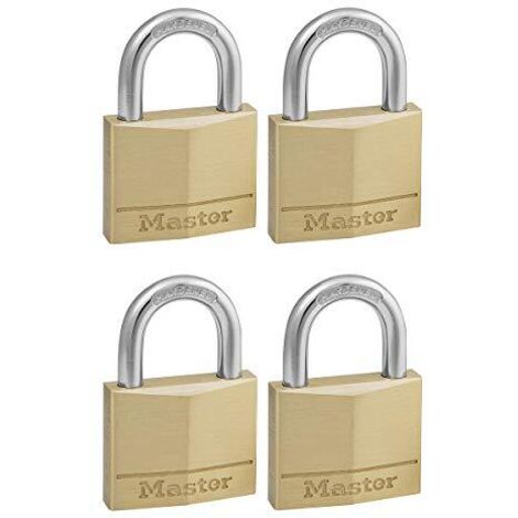 Master Lock lucchetto in ottone da 40 mm 4 pezzi