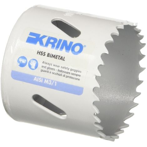 Krino 2106005000 Seghe a Tazza Bimetalliche HSS a Dentatura Variabile, Grigio, � 50 mm