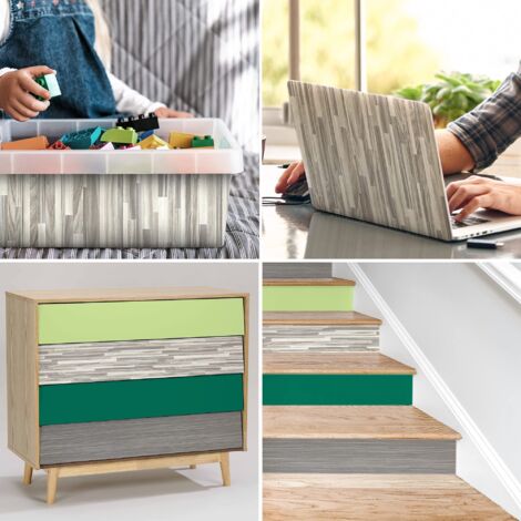 ARTESIVE WD-002 Rovere Grigio Scuro 90 Cm Larghezza AL METRO LINEARE - Pellicola Adesiva In Vinile Effetto Legno Per Interni Per Rinnovare Mobili, Porte E Oggetti Di Casa - Foto 12