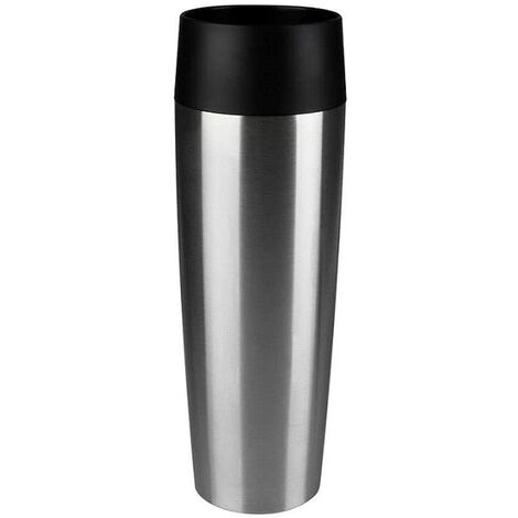 Emsa, 515614, Thermos, 500 ml, apertura Quick Press, Acciaio Inox (Edelstahl), 0,36 l