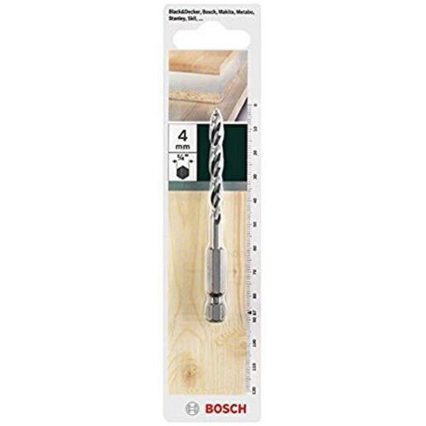 Bosch 2609255148 - 4 mm di diametro adattatori esagonali per punte per legno