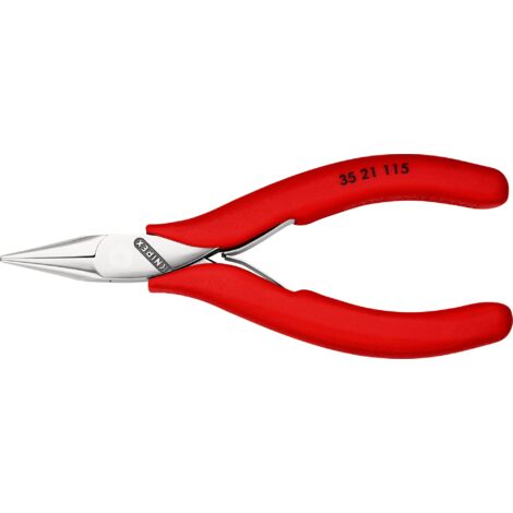 KNIPEX 35 21 115 Pinza speciale per elettronica con cerniera passante rivestiti in resina sintetica antiscivolo 115 mm