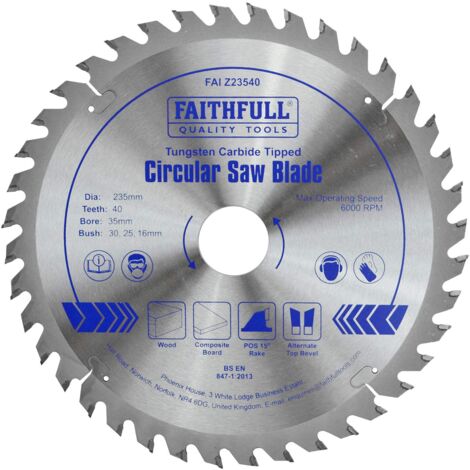 Faithfull Aluminiumoxid-Schleifscheiben, 125mm, Körnung 40, DID3, 25 Stück – Gelocht Für Staubabsaugung