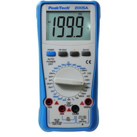 Multimetro digitale "PeakTech® P 2005 A"  2.000 conteggi  1000V (1/4)