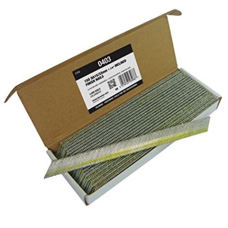 Tacwise 0403 Type DA 15G / 32 mm Verzinkte Afwerknagels in Schuine Strips, D-kop, 4000 Stuks