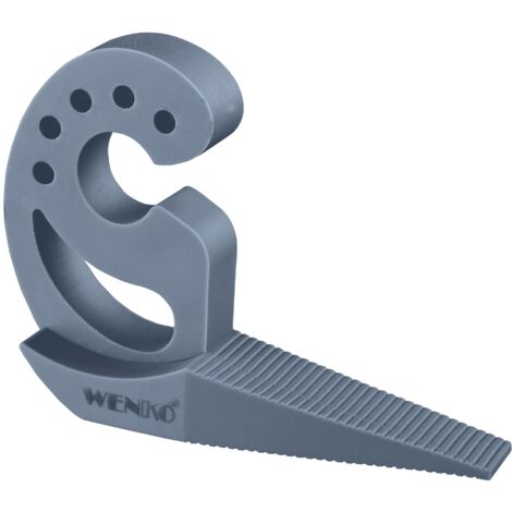 Wenko Multi-STOP fermaporta blu-grigio - Salvadita, TPR, 11.8 x 7.7 x 2.5 cm, Blu (1/5)