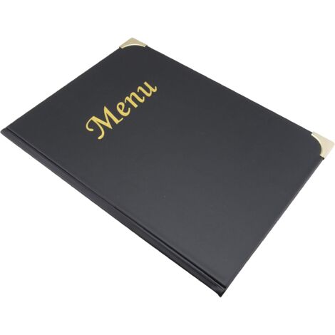 Set Di 10 Portamenu A4 Basic Con Scatola - Per Bar, Ristoranti E Caffè - Nero Elegante - Foto 4