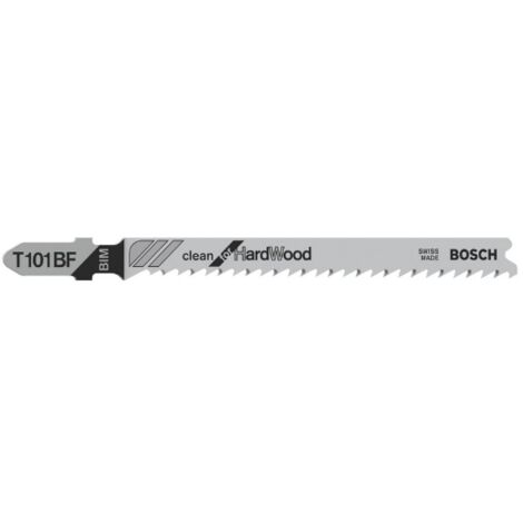 Lama per seghetto alternativo PRO Hardwood clean T101BF, 100 mm, confezione da 25 pezzi