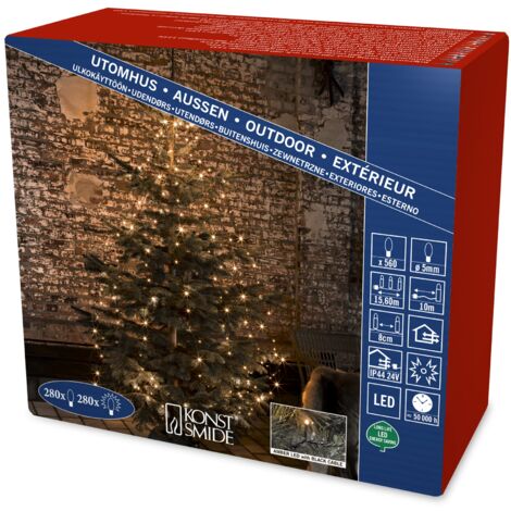 Ghirlanda LED Multifunzionale Led Con Batteria 100 LED Multicolore Con Cavo Nero Per Esterni 74 M 88423335