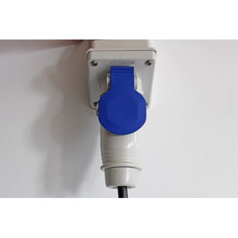 Presa CEE Da Incasso Unitec 47416L - 16A, 5 Poli, IP44, Inclinata, Certificata CE/VDE/OVE - Foto 4