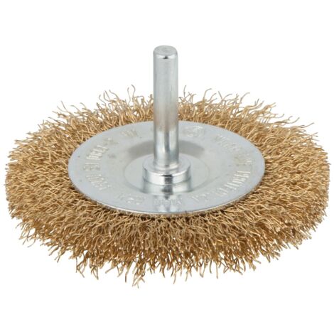 wolfcraft Spazzola a disco con filo di ottone I 8475000