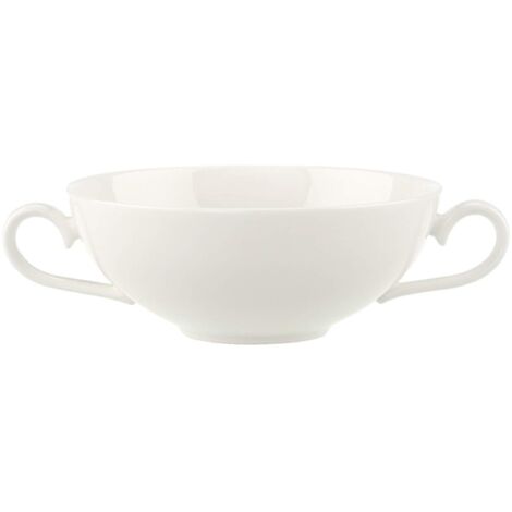 Villeroy & Boch Royal Scodella da Zuppa, 400 ml, Porcellana Premium Bone, Bianco, 1 Unità (Confezione da 1) (1/3)