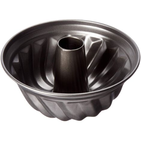 Zenker - Stampo per ciambella 22 cm della serie Pure, stabile e rivestito, per succosi di ciambella, stampo rotondo con rivestimento antiaderente (colore: Nero) Quantità: 1 pezzo (1/2)