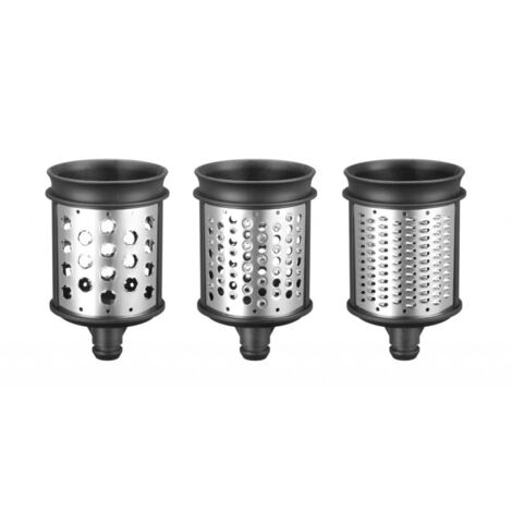 KitchenAid 5KSMEMVSC Set di 3 cilindri opzionali per Accessorio grattugia a cilindri 5KSMVSA (1/4)