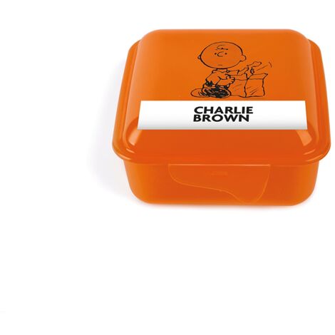 Peanuts Wärmflasche Charlie Brown | 35x19cm Orange | Entspannung Für Muskeln