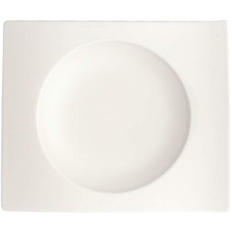 Villeroy & Boch NewWave Piattino per Zuppa, Premium Porcellana, Bianco (1/2)