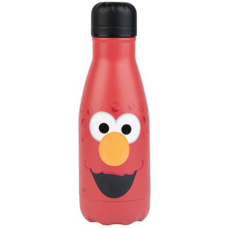 Grupo Erik: Bottiglia termica Sesame Street Elmo  Borraccia termica 260 ml, doppia parete in acciaio inox, chiusura ermetica, BPA free, Sesame Street Cookie Monster (1/5)