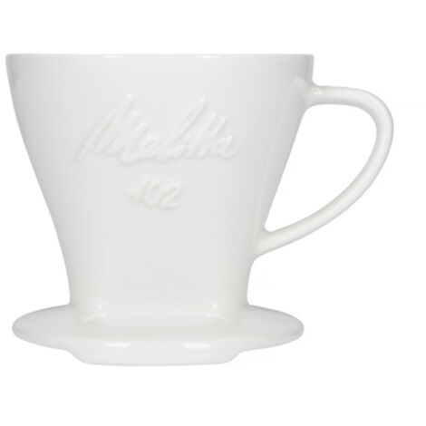 Melitta 218967 - Filtro per caffè in porcellana, misura 102, colore: Bianco (1/5)
