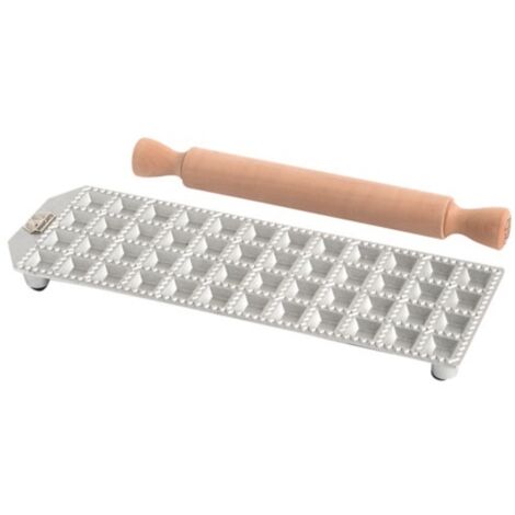 KADAX Stampino per pasta, forma rossa/verde per impasti e ravioli