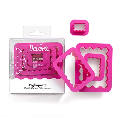 Decora Kit 2 Tagliapasta A Forma Di Angioletto | Azzurro, H 6 Cm | Per Biscotti E Pasta Di Zucchero