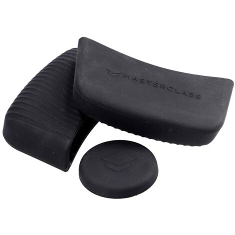 MasterClass Set of 3 Grips of Silicone Casserole Holders of Cast Aluminium (1/5)