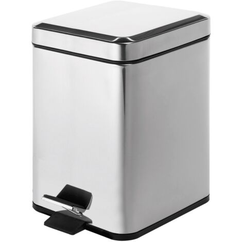GEDY Gettacarte Quadrata 3 Lt Argenta Cromato