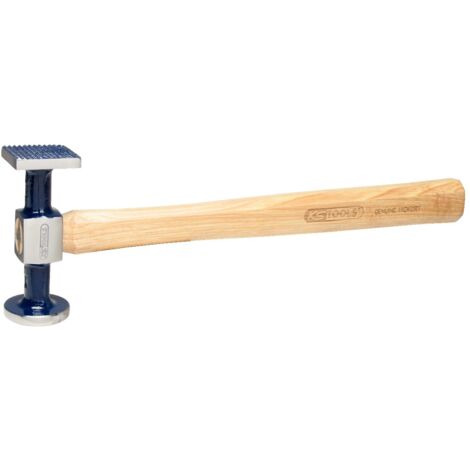 KS Tools 140.2132 Martello per Carrozzieri con Zigrinatura Grossolana, Tondo/Quadro, 325 mm