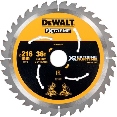 DeWalt, ACCESSORI UTENSILI XR FLEXVOLT, Lama circolare XR 216mm x 30mm 36 denti