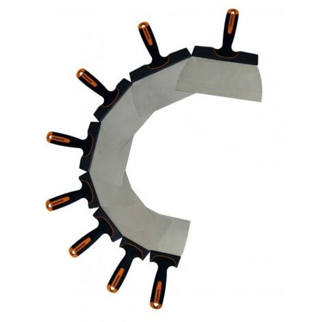 COUTEAU A ENDUIRE LAME GALBEE - 220 mm