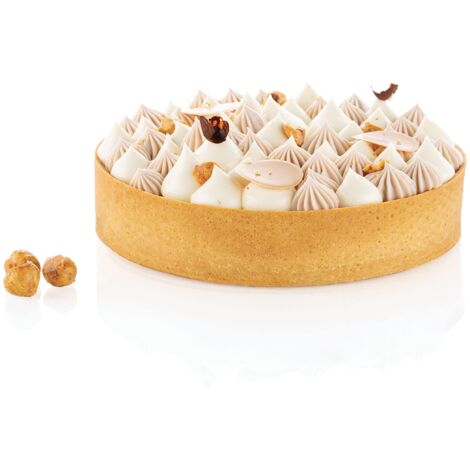 Silikomart Anello Microforato in TPLUS+, Confezione da 1 Anello per Torta Rotonda, Ø 160 h 35 mm, Made in Italy (1/3)
