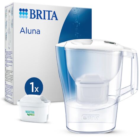 PearlCo Caraffa Filtrante Blu Con 1 Cartuccia AquaMag – Capacità 2,4L – Compatibile Con Brita Classic – Senza BPA - 2