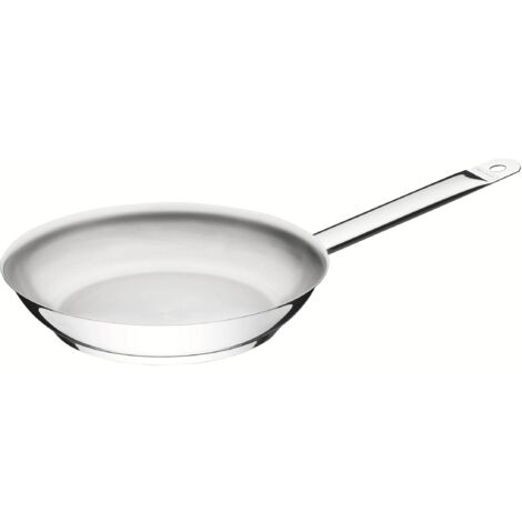 Tramontina Padella in acciaio inox, Ø 26 cm, in acciaio inox 18/10, non rivestita, lavabile in lavastoviglie, a induzione, adatta al forno (1/4)