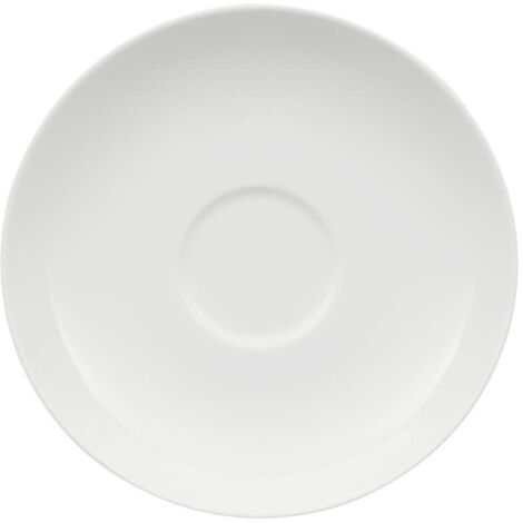 Villeroy & Boch Royal Piattino Rotondo per Tazza da caffè/tè, Bianco, Lavabile in Lavastoviglie, Porcellana Premium Bone, 1 unità (Confezione da 1) (1/5)