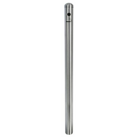 SECURIT - Colonna Posacenere - Per Bar, Ristoranti, Pub, Negozi - Acciaio Inox Spazzolato - 100 cm