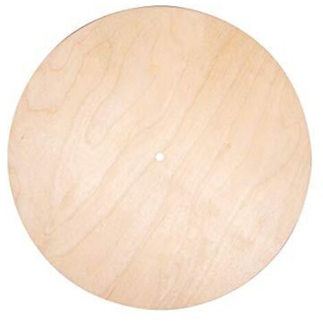 Rayher Tavola Legno Tonda, Fsc Mix Credit, 30Cm, Naturale, Foro 7,6Mm Ø, Spessore 6Mm, Box 1Pz, 69240505 (1/4)