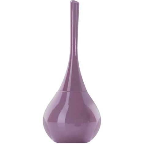 Gedy Adelaide Lilla, Misure e Peso: 40,3X16,5X16,5 CM & 0,685 kg, Realizzato in Ceramica, Finitura, Scopino per WC Design di R&S, 2 Anni di Garanzia, Unica (1/4)
