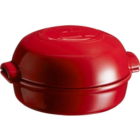 Emile Henry EH349517 Cheese Baker, Ceramica, Rosso Grand Cru, 0,55 litri (1/4)