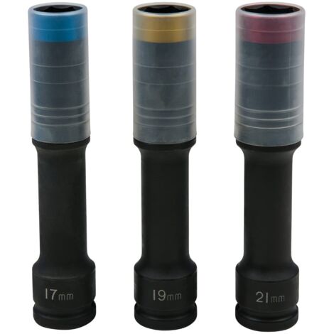 KS Tools Set 10 Bussole Per Cerchi In Lega - 1/2 Pollice Per Avvitatori Impulsi - Foto 6