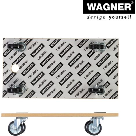 Carrello Da Trasporto Wagner MM 1389 - Portata 200 Kg, 79x39 Cm, Ruote Sterzanti, Timone Pieghevole - Foto 5