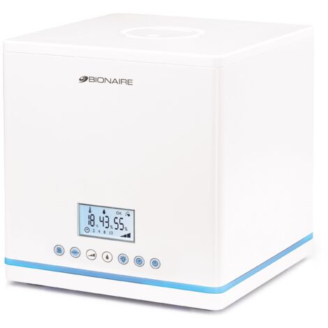Bionaire, BU7500, Umidificatore ad Ultrasuoni, Schermo Digitale, 2.7 Litri, Autonomia 8 Ore, Silenzioso, Bianco (1/3)