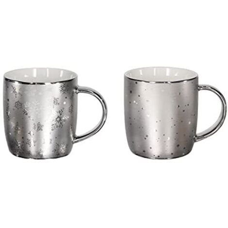 Tognana All Silver Set 2 Mug bombati (1/2)