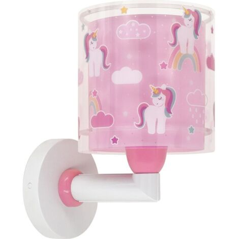 Dalber lampada applique da parete per bambini Unicorn Unicorni rosa animali (1/5)