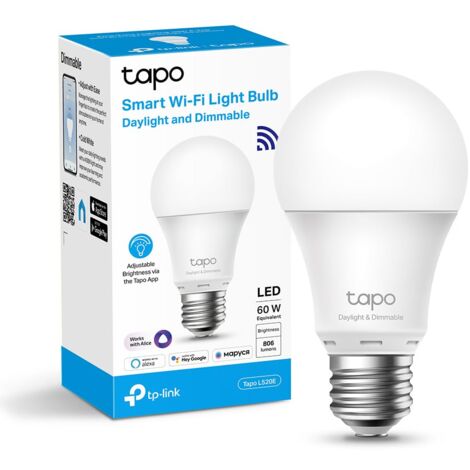 Lampadina Smart Tapo L520E Wi-Fi E27 - Dimmerabile 1-100%, 4000K, 806 Lumen | Controllo App E Alexa - Foto 6