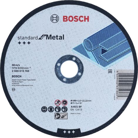 Disco Da Taglio Bosch Per Metallo | Ø 230 X 3 Mm | Per Smerigliatrici Angolari | Foro 22.2 Mm