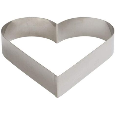 Decora 0060463 Sagoma Inox Cuore 18 X H 4,5 Cm (1/4)