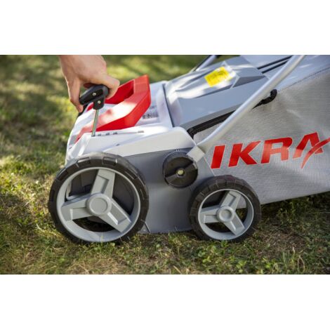 IKRA Scarificatore Elettrico IEVL 1838 - 1800W, Larghezza 38cm, Cesto 40L