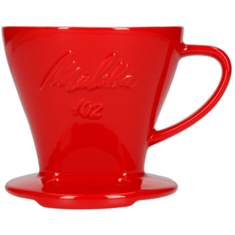 Melitta 218974 filtro Filtro da caffè in porcellana Dimensione 102 Rosso